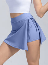 High Waist Active Skort with Pockets