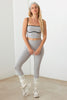 Le Lis Ribbed Crop Cami and High Waist Brushed Leggings Set